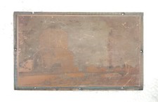 Vintage Letterpress Printing Copper Block/Plate in 1950s India made halftone