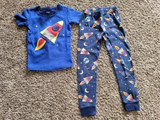 Gymboree Boys Size 6 Space Themed Gymmies Pajamas VGUC