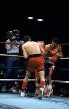 Edwin Rosario Is Backed Into The Corner By Julio Cesar Chavez OLD BOXING PHOTO 3