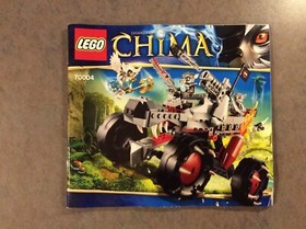 Lego Legends of Chima Wakz' Pack Tracker 70004 USED w/booklet boys/girls 8-14