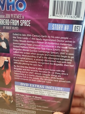 Doctor Who - Spearhead From Space (DVD, 2001) for sale online | eBay