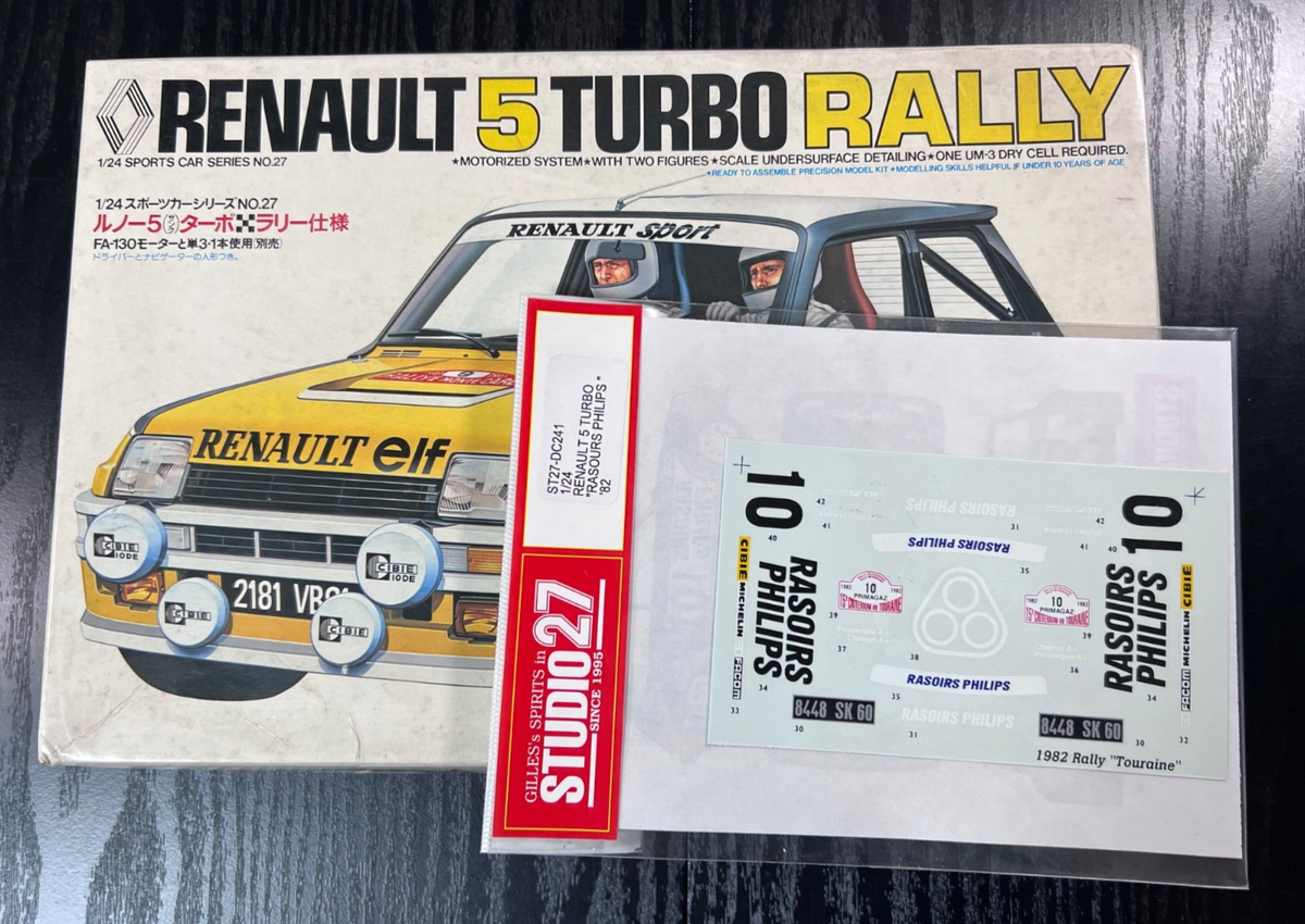 R5 Turbo Renault 5 Tamiya Rally Car Kits TAMIYA 1/24 RENAULT TURBO