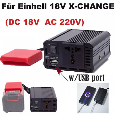 Für Einhell 18V 200W Spannungswandler  Wechselrichter Inverter（DC18V to AC 230V）