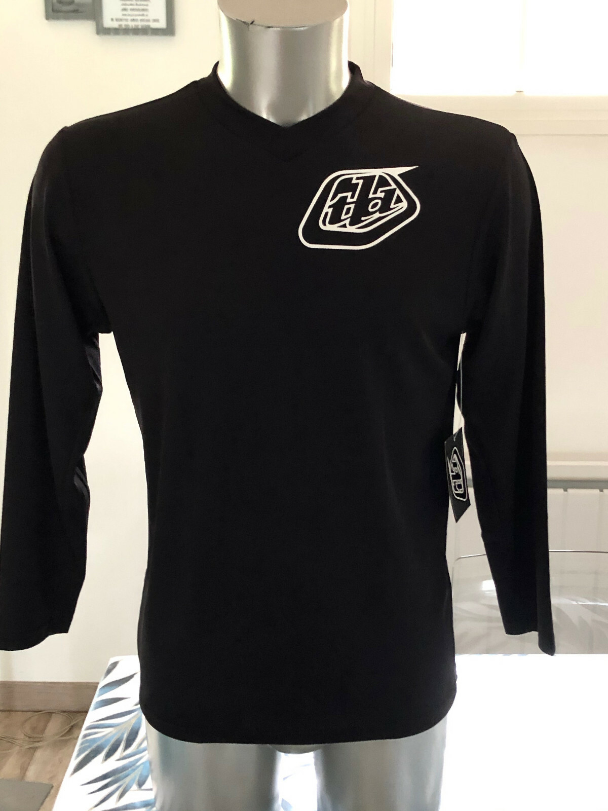 Tee shirt motocross respirant noir Troy Lee Designs manches longues YXL