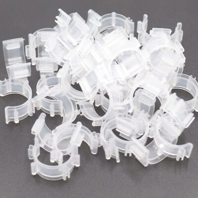 80pcs Sewing Bobbin Clips Clear Bobbin Holder Plastic Thread Clamps Spools Or...
