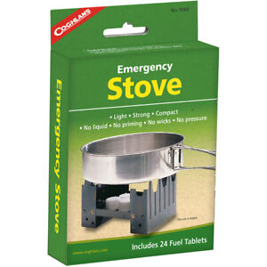 Coghlan's Emergency Stove & 24 Fuel Tablets, Camping Emergency Survival Camp Kit