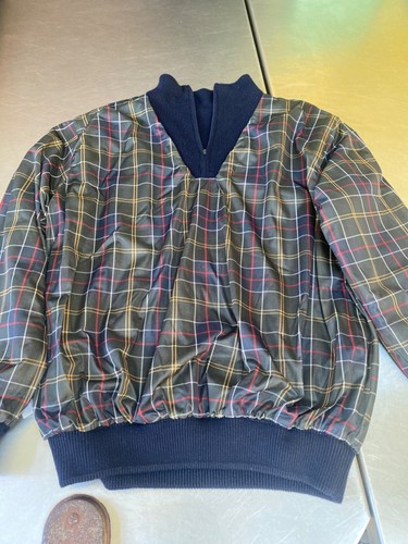 Barbour Storm Mens XXL 50in Blue Waterproof Merino Wool Lined Jumper Top - Picture 16 of 16