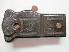 Brown Bakelite On Off Switch Plug Jack Kitchen Appliance / Lamp 10 A 110 Vac Vtg