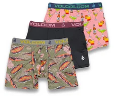 Volcom Boxer Briefs / Underwear - NEW Mens Size Large 3-Pack / #44965-G4