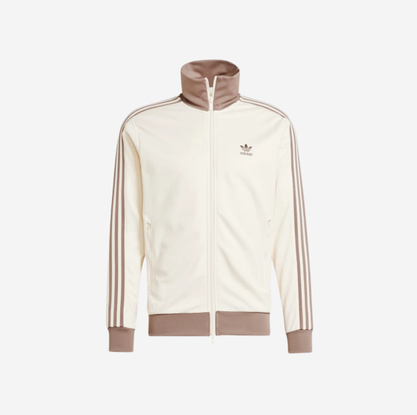 Adidas Adicolor Classic Beckenbauer TrackTop White Brown Asian