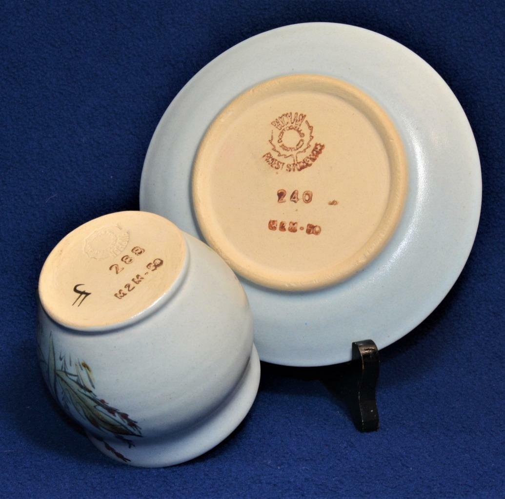 BUCHAN Stoneware Pottery Made Scotland THISTLE Ware Set Cup BUCHAN Stoneware Pottery Made Scotland THISTLE Ware Set Cup