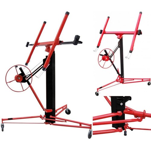 Plasterboard and Drywall Board Lifter with Wheel Adjustable Height Lifting Tool - Picture 5 of 5
