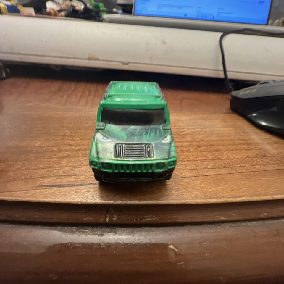 Maisto Ultimate Marvel Series 1 #12/25 2002 Hulk Hummer H2 Sut Concept verde Foto 2 de 4