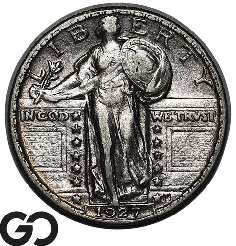 1927 Standing Liberty Quarter Choice AU