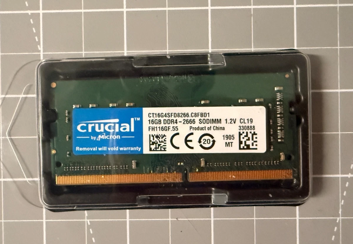 Barrette RAM 16Go DDR4 - 2666MHz - ECC Registrée - Pour Serveur (Neuf)