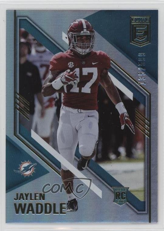 2021 Panini Donruss Elite Rookies 135/599 Jaylen Waddle #122 Rookie RC