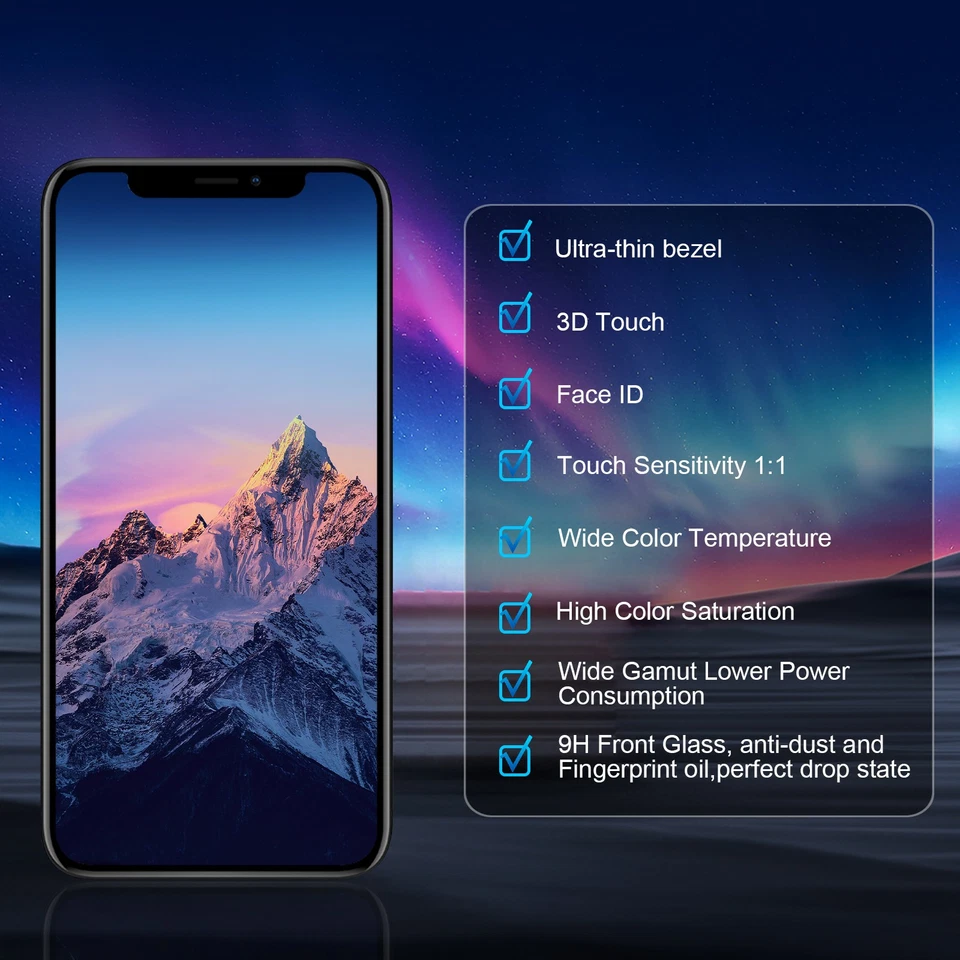 Für iPhone 11 Pro LCD Display OLED Retina FHD Screen 3D Touch Ersatz Bildschirm - Bild 3 von 4