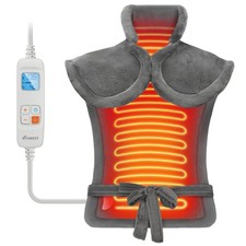 Heating Pad for Neck and Shoulders and Back, Fast Heated Pad for Pain Relief ...
