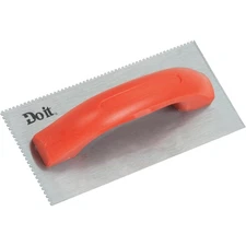 Do it 1/16 In. U-Notched Trowel 311120 SIM Supply, Inc. Red/Silver 009326324562
