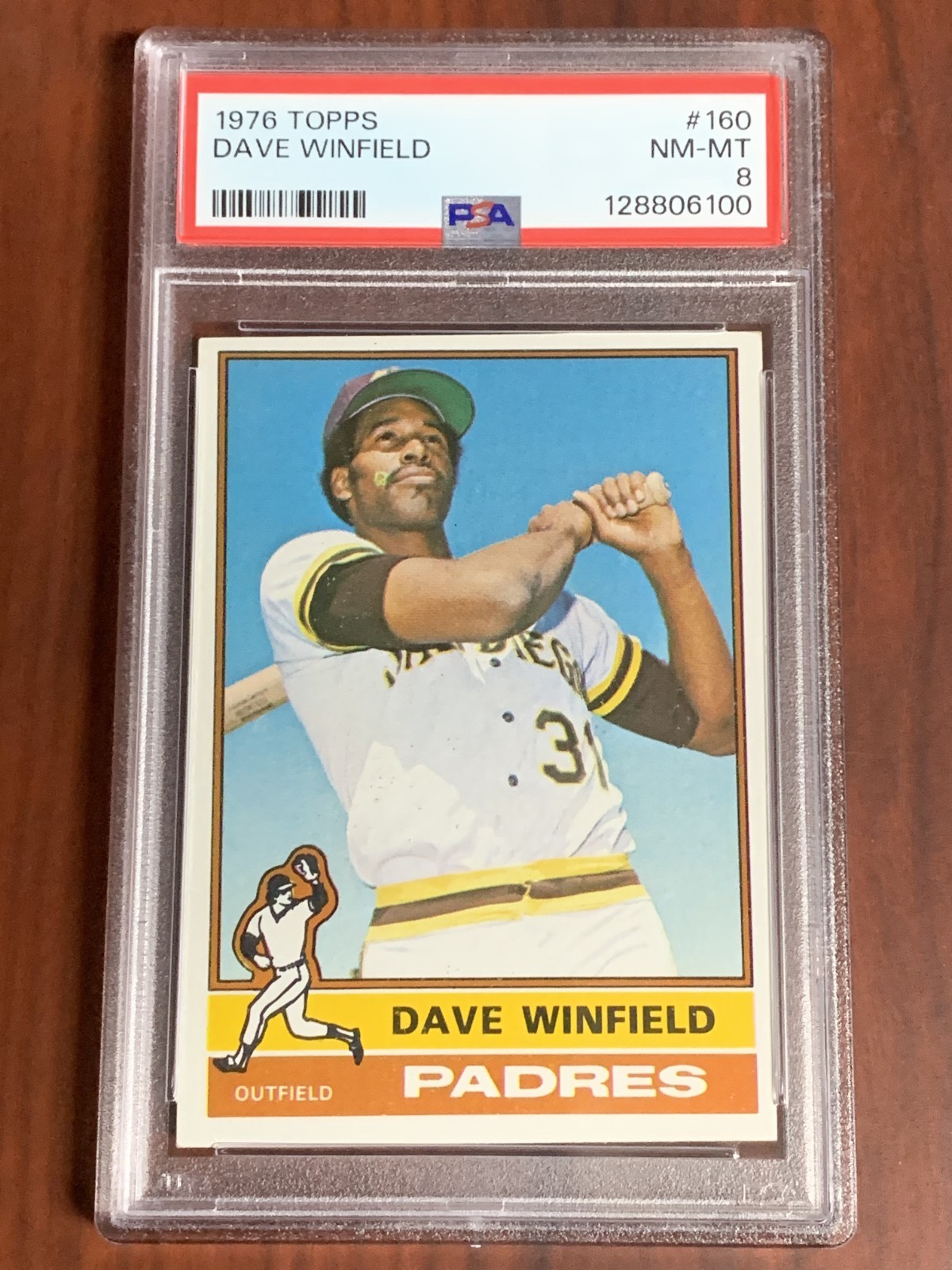 1976 Topps Dave Winfield HOF #160 PSA 8 Card