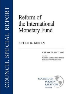 Peter B. Kenen Reform of the International Monetary Fund (Paperback) (UK IMPORT)