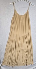 ASOS Women's Maxi Tiered Dress 14 Beige
