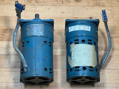 2 New England Gear Works Motors FM-SP -115 Volts -2.2A -60Hz -120 RPM -Untested