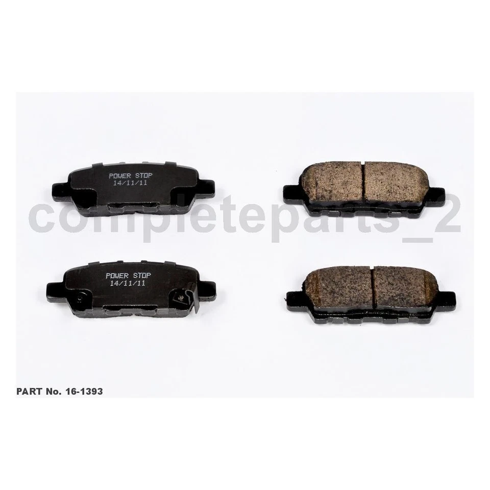 6 Front Rear Brake Pads Set Brake Rotors Fits 2011 2012 2013 2014 Nissan Juke_ - Image 3 of 4