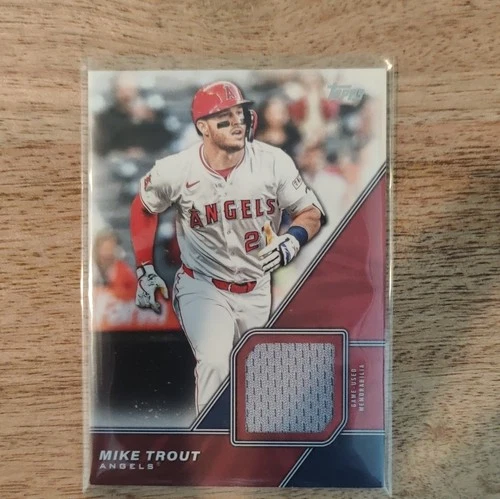 2026 Topps One Mike Trout Material Relic Angels MLM-MT Game Used Material Card