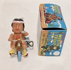 Marx INDIGINOUS PERSON  Windup Trycicle In Original Box Works