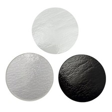 90 COE 2 inch Circles Black White or Clear Fusing Supplies Precut Bullseye