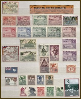 Britische Kolonien Papua Neuguinea tolle Sammlung