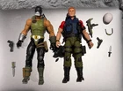 GI Joe classified lot of 2 action figures Military Police and Croc Master