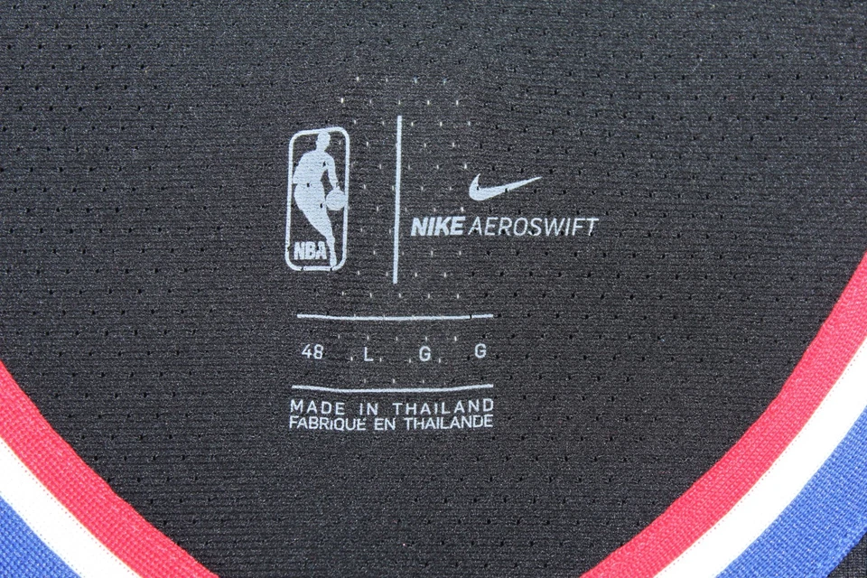 BNWT Los Angeles Clippers Authentic Aeroswift Black Blank shirt jersey size L - Image 3 of 4
