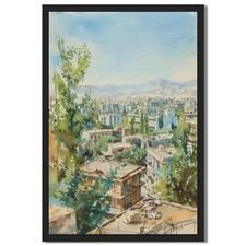 City Landscape View Wall Art Canvas Oil Paintings Reproduction