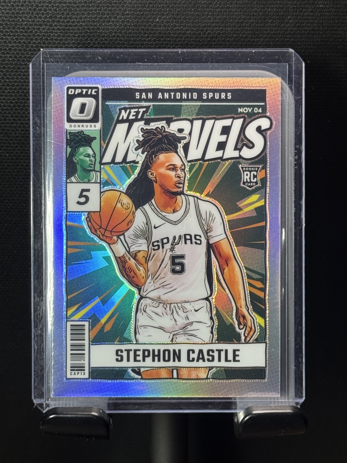2024-25 Panini Donruss Optic - Net Marvels Stephon Castle #12 Holo Prizm (RC)