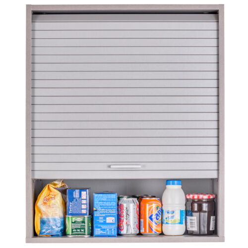SIMMOB Küchenschrank Schrank Oberschrank Hängeschrank mit Rollladentür B 60 cm - Bild 15 von 18