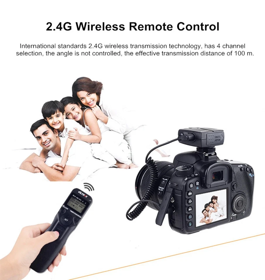 Telecomando per Nikon EOS Viltrox JY-710 N3 LCD KIT Controller Wireless Camera - Immagine 4 di 4