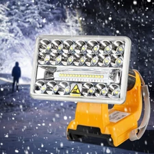 20V Tool LED Flashlight Emergency Spotlight for Dewalt 20V Lithium Ion Battery