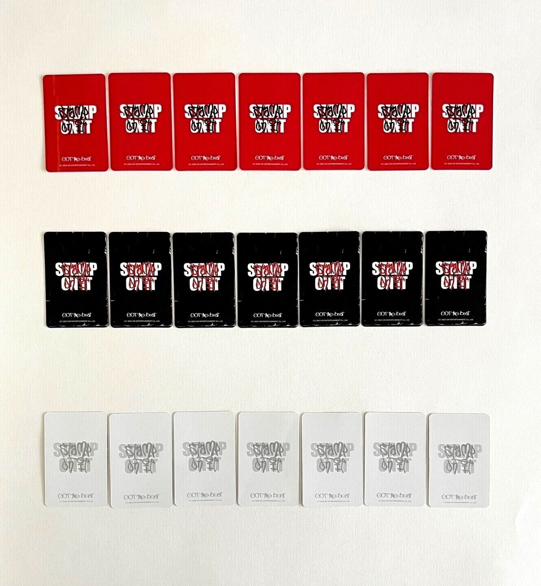 GOT the beat Stamp On It OFFICIAL MD Photocard Trading Card Aespa