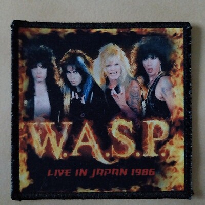 W.A.S.P. - LIVE IN JAPAN 1986 -- PATCH/AUFNÄHER -- HEAVY METAL