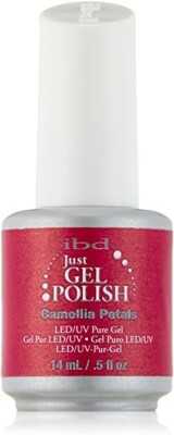 IBD Just Gel Polish Camellia Petals - Reines Gellack, 14 Ml, Härtet Unter LED & UV Licht, Langanhaltender Glanz