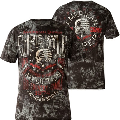 AFFLICTION T-Shirt CK Long Range Schwarz T-Shirts