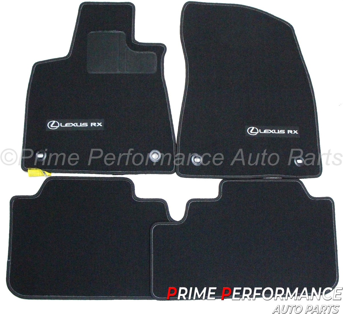 Lexus RX350 RX450H 2016-2022 Genuine Black Carpet Floor Mats W