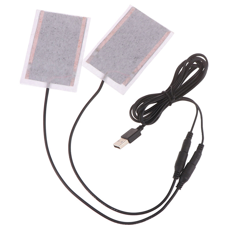 1Set Portable DIY USB Heating Heater Winter Warmer Plate for Pad Shoes