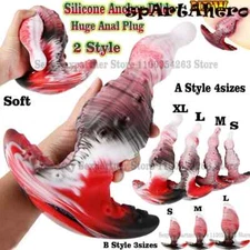 Huge Butt Plug Soft Dilator Anal Plug Silicone Adult Anal Dildo Prostate Massage