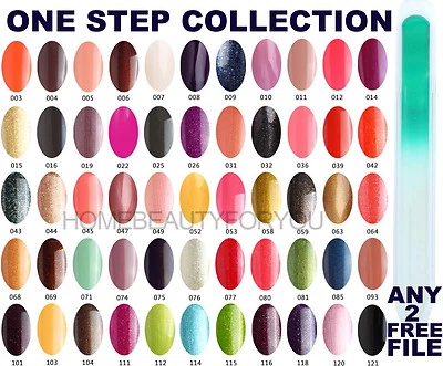 BLUESKY GEL NAIL POLISH ONE STEP UV LED SOAK OFF NO TOP OR BASE REQD ,SALE PRICE