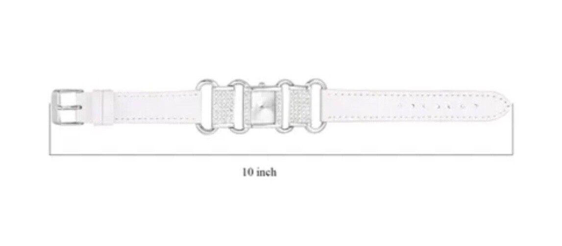 STRADA watch with famous maker austrian crystals, Japanese movement. purple face