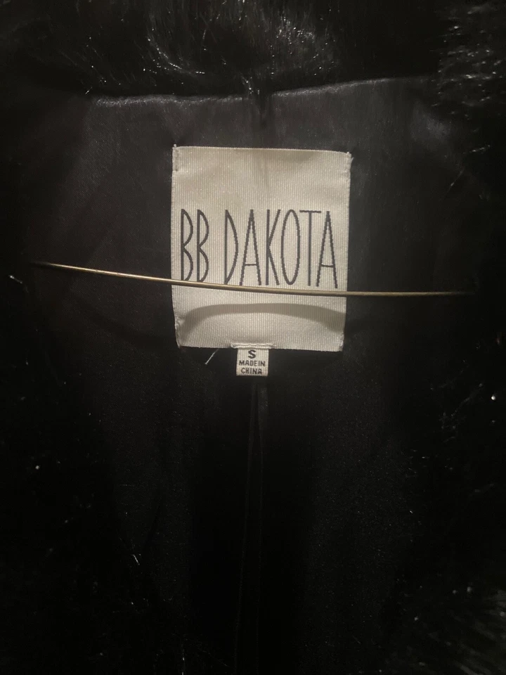 colete BB Dakota colete pele sintética preto feminino tamanho pequeno - Imagem 2 de 4