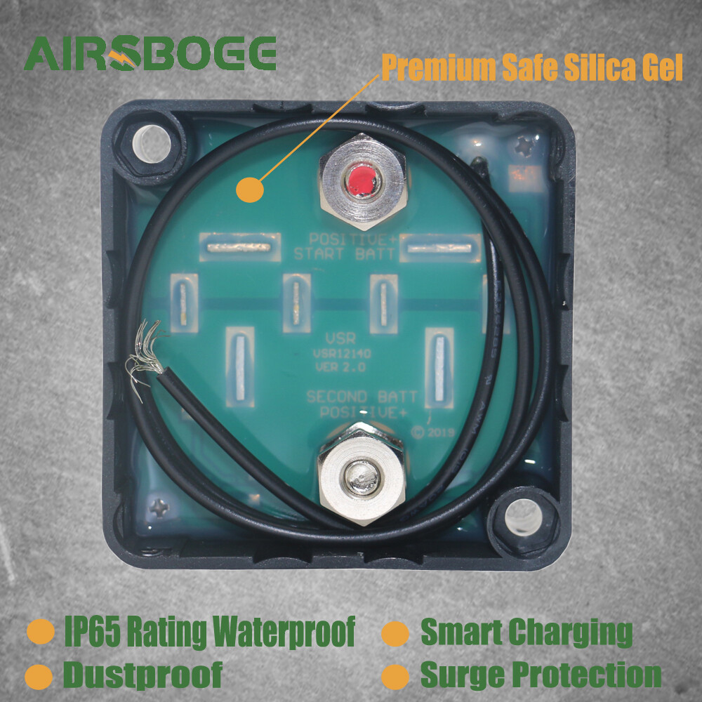 12V 140A Smart Waterproof Dual Battery Isolator Switch Voltage